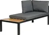 home24 Loungeset - 2-teilig - Polywood / Polyester - Grau Produktbild-Vorschau 1