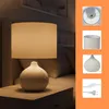 Lampe de table Relaxdays, motif à chevrons, pied en Voir les images du produit 5