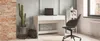 KOMTO Desk NOVA2 – Schreibtisch Weiß mit 2 Schubladen, Produktbild-Vorschau 3