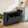 Relaxdays, cubo de basura con 3 compartimentos, capacidad Vista previa de la imagen del producto 5