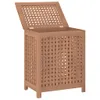 vidaXL Kôš na bielizeň 50x35x60 cm Teakové masívne drevo Náhľad obrázku produktu 4
