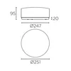 LED-Deckenleuchte Vetro 24W LEDS-C4 05-7387-14-G5  3000K Produktbild-Vorschau 4