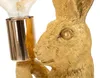 Mauro Ferretti lampe de table lapin E27 13x17x35.5 cm or Anteprima dell’immagine prodotto 4