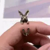 Vintage Hase Mittelfinger Knuckle Öffnungsring Paare Produktbild-Vorschau 7