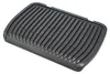 A black grill plate with raised ridges and small holes. Produktbild-Vorschau