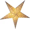 Stella di Natale bianca con 10 luci LED - Decorazione Anteprima dell’immagine prodotto 3