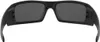 A pair of black Oakley Gascan sunglasses with gray lenses, shown from the back. Náhled obrázku produktu
