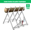 Metalowy konik do piły COSTWAY, solidny konik do pracy, Podgląd zdjęcia produktu 5