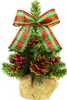Geschmückter künstlicher Weihnachtsbaum mit 27 Ornamenten Produktbild-Vorschau 1