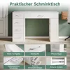 SONNI Schminktafel met opgedeelde lades en zijdelingse Productafbeelding-voorbeeld 10