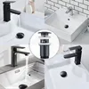 HOMELODY výpusť umyvadla Pop-Up 1 1/4" z mosazi, černá Náhled obrázku produktu 7