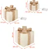 LED Geschenkboxen mit Timer 3er Set - CREME - Weihnachts Produktbild-Vorschau 5