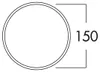 ZSB Maueranschlußstutzen Flow 150  rund/rund mit Produktbild-Vorschau 10