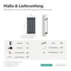 Radiatore a pannello design, modello EMKE, piatto, Anteprima dell’immagine prodotto 6
