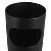 A close-up view of a black trash can with a cutout. Náhled obrázku produktu