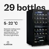 Klarstein vinotéka, 2 zóny, malá, 80 l, skleněné dveře, Náhled obrázku produktu 3