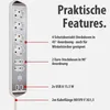 Brennenstuhl estilo Eckstedoleiste 6-fach weiß Produktbild-Vorschau 18