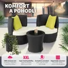 TecTake 403139, Černá, 2 sedadlo/sedadel, Dospělí a děti, Náhled obrázku produktu 5