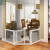 COSTWAY 3 pezzi barriera recinzione cani con cancello, 61 Anteprima dell’immagine prodotto 9
