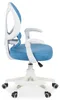 Schreibtischstuhl ISLA mit Fußstütze, Blau – ergonomischer Produktbild-Vorschau 4