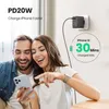 UGREEN USB-A+3xUSB-C 100W GaN Tech Fast Wall Charger EU Produktbild-Vorschau 24