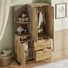 Armadio compatto Merax 110x186x38 cm, armadio da corridoio Anteprima dell’immagine prodotto 5