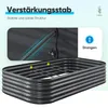 Quictent Hochbeet Metall 240x120x45cm, Wetterfestes Produktbild-Vorschau 5
