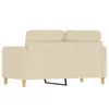 CLORIS 2-Sitzer-Sofa Creme 120 cm Stoff, 21,8 kg Produktbild-Vorschau 5
