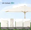 Sekey Parasol Rectangulaire 210 x 140 cm - Parasol de Voir les images du produit 4