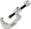 A silver pipe cutter with a black handle and a red logo on a white background. Anteprima dell’immagine prodotto