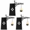 Geist‑Buchregal‑Lampe 3‑er Set, dekorative hängende Laterne Produktbild-Vorschau 1