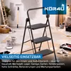 kör4u Trittleiter 3 Stufen Klapptritt 150 kg Produktbild-Vorschau 2