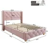 okwish Polsterbett Jugendbett 90×200cm Einzelbett mit Produktbild-Vorschau 7