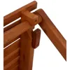 Klapphocker aus geöltem Holz belastbar bis 10 kg Produktbild-Vorschau 4