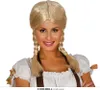 Zöpfe Perücke Bayerischer Flair Authentisch Dirndl Zubehör Produktbild-Vorschau 2