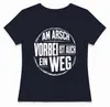 Camiseta para mujer, color azul marino, talla XXL. Frase Vista previa de la imagen del producto 2