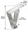 4er Set Tischtuchklammern transparent - Robuste Produktbild-Vorschau 4