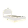 Lit bébé INONEFT 140x190 cm, lit rembourré avec revêtement Voir les images du produit 14