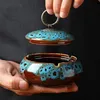 Keramischer Aschenbecher mit Deckel, Zigarettenaschenbecher Produktbild-Vorschau 4