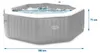 Intex 28458 Idromassaggio gonfiabile 201x71 Jet e bolle Anteprima dell’immagine prodotto 50