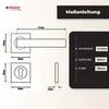 DOMINO Türgriff Drückergarnitur PZ - Profilzylinder Set | Produktbild-Vorschau 4