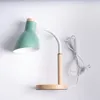 LUMILED stolná lampa E27 zásuvka 13W zelené drevo detaily Náhľad obrázku produktu 9