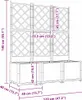Maison Exclusive – zestaw donic ogrodowych, 3 szt., czarny, Podgląd zdjęcia produktu 8