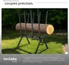 Chevalet de sciage - noir Voir les images du produit 4