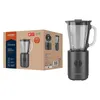 A product shot of a blender next to its packaging. Produktbild-Vorschau