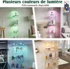 Vitrine sur Pied en Verre, Collection, 4 Couches, 2 Portes, Voir les images du produit 8