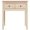 Tavolo consolle 70x35x75 cm in legno di pino massiccio Anteprima dell’immagine prodotto 5