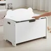 Relaxdays Spielzeugtruhe Bären-Design, Spielzeugkiste mit Produktbild-Vorschau 3
