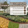 XMTECH, metalowa krawędź do trawnika, falista, ocynkowana, Podgląd zdjęcia produktu 7