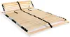 A wooden slatted bed base. Produktbild-Vorschau